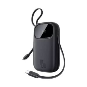 Baseus QPow 3 45W EnerFill FC31 20000mAh Power Bank with Built-in Type C & Lightning Cable