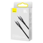 Baseus Glimmer Series Fast Charging Data Cable Type-C to Type-C 100W - Image 3