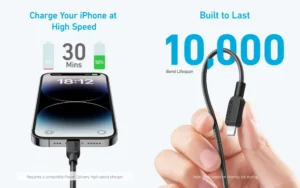 Anker 310 Type C to Lightning Cable 0.9m Long A81A5