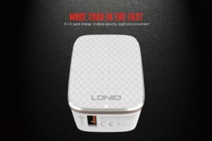 ldnio a1204q quick charge 3 0 travel charger with usb type c cable 2