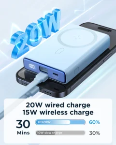 JOYROOMJR PBM0120WPowerBank10000mAhwithBuilt inCable Kickstand 2