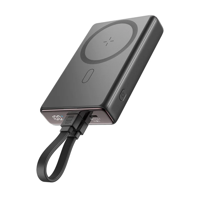 JOYROOMJR-PBM0120WPowerBank10000mAhwithBuilt-inCable_Kickstand_9 JOYROOM JR-PBM01 20W Power Bank 10000mAh with Built-in Cable&Kickstand - Image 1