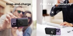 Joyroom 20W Magnetic Wireless Power Bank with Ring Holder 10000mAh 4025