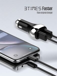 LDNIO C2 36W LED Display Dual Qc3.0 Ports Car Fast Charger 1 1