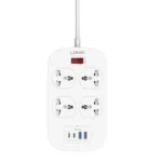 LDNIO SC4407C Universal Outlet 45W USB Power Strip with 4 AC outlets