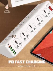 ldnio sc10610 30w 6 port usb charger power strip 3