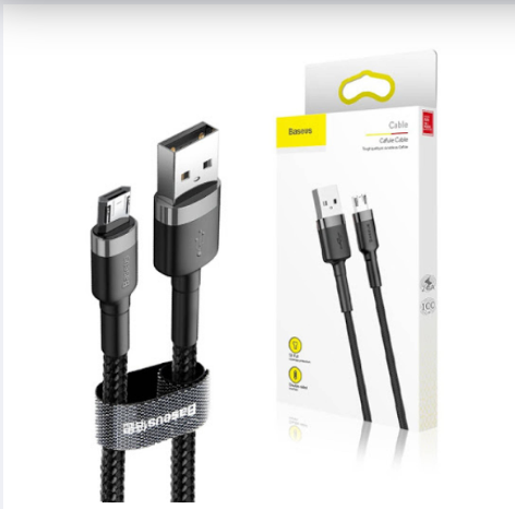 006 Baseus Cafule Micro USB Durable Nylon Braided Cable QC3.0 2.4A 1M - Image 1