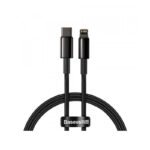 Baseus Tungsten Gold 20W PD Type-C to Lightning Fast Charging Data Cable - Black