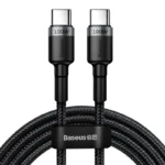 Baseus Cafule PD2.0 100W flash charging USB For Type-C cable (20V 5A)2m Black CATKLF-ALG1