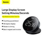 Baseus Heyo Rotation Countdown Timer for Home, Kitchen & Office