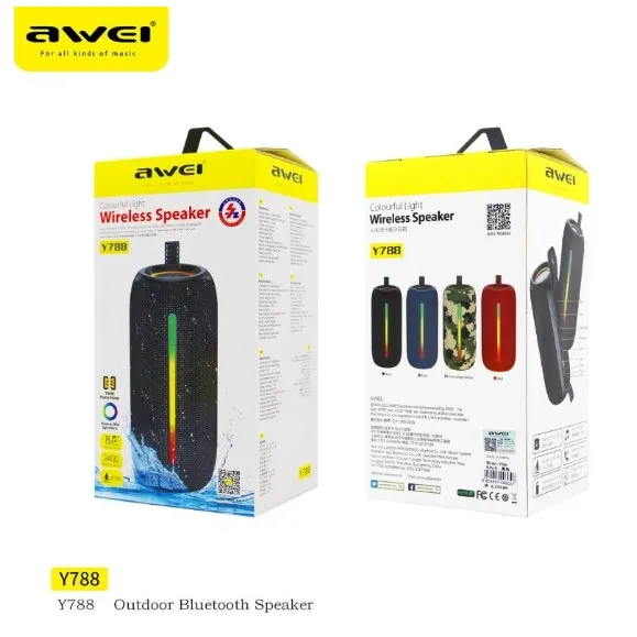 6 Awei Y788 RGB Outdoor Portable Bluetooth Speaker - Image 1