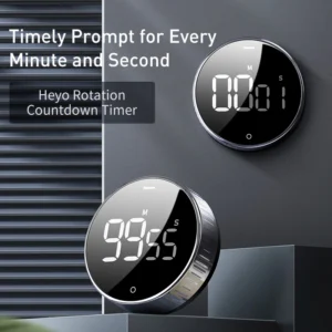 Baseus LED Digital Timer Stopwatch Alarm Clock Heyo 5